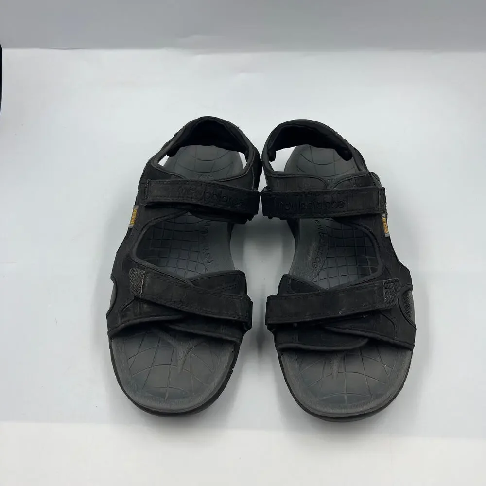New Balance SD404BK Outdoors Hiking Sandals Black Adjustable Straps‎ Men's 8